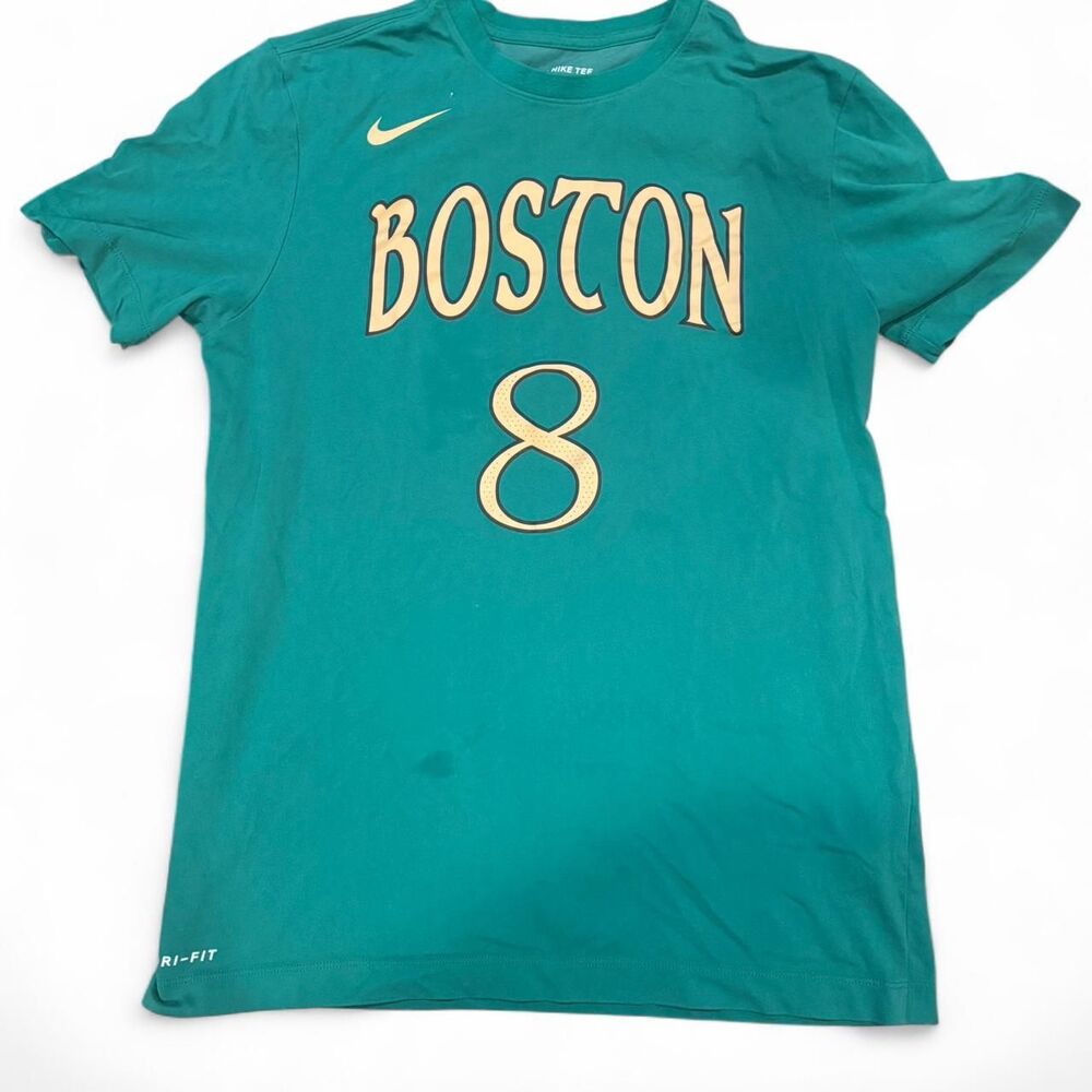 Nike Men's Blue and Green Top